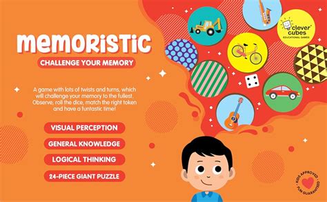 Buy Clever Cubes MEMORISTIC : Memory Skills Game : Activity Game ...