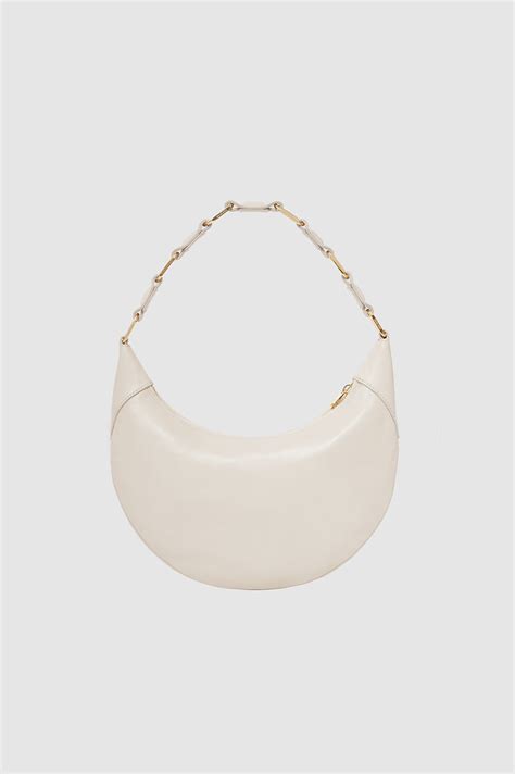 ANINE BING Kate Hobo Bag - Bone
