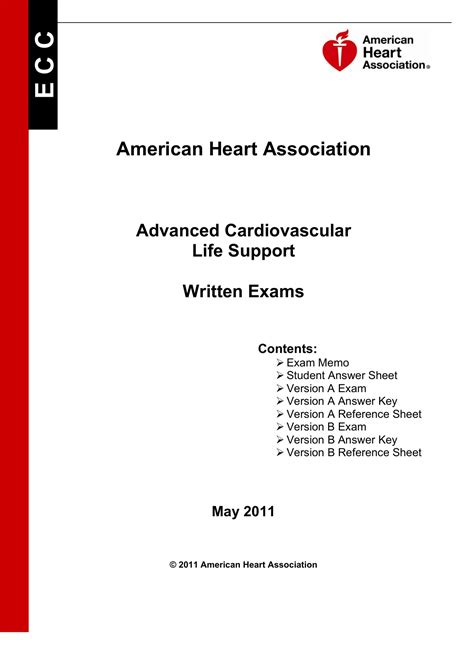 ACLS Exam Version A AND B 2023 questions with answers - ACLS - Stuvia US