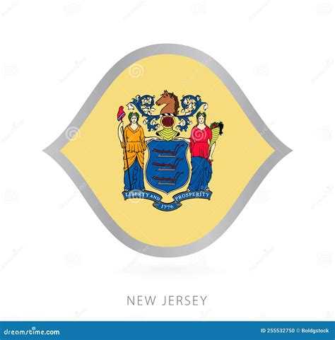 New Jersey National Team Flag in Style for International Basketball ...