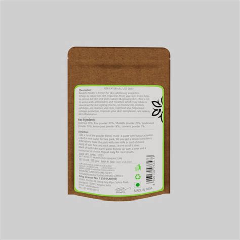 Face Pack Rice & Masoor Dal - Skin Brightening 100 gms – Natuur.in