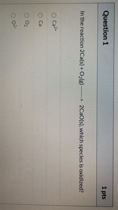 Image result for 2CA O2 2Cao