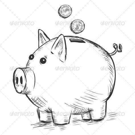 Piggy Bank Drawing