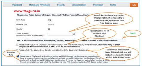 Online Correction Resolution for Overbooked TDS/TCS Challan