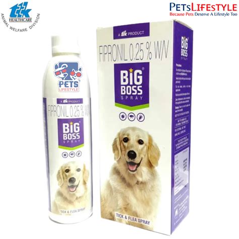Buy TTK Big Boss Fipronil Spray 100ml Tick & Flea Control for Dogs ...