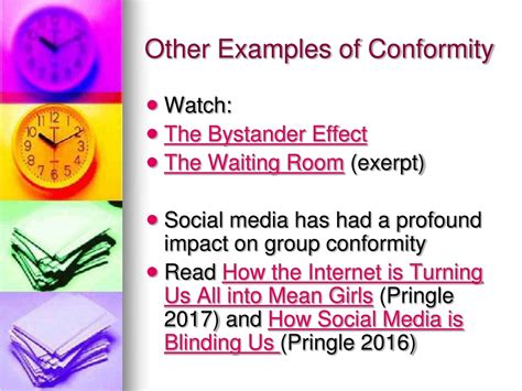 Examples of Conformity 的图像结果