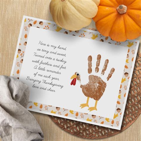 Thanksgiving handprint craft for kids template turkey handprint ...