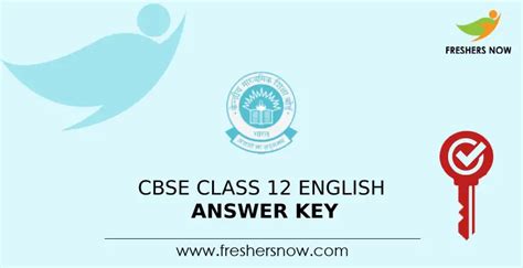 Class 12 English Answer Key 的图像结果