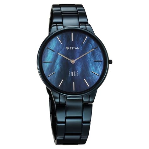 Buy Online Titan Edge Metal Ladies Allure Quartz Analog Rich Mother Of ...