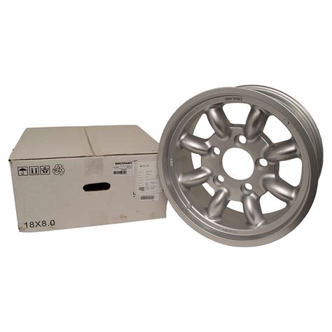 DA3787 - Silver 8 x 18 Minilite Alloy Wheel
