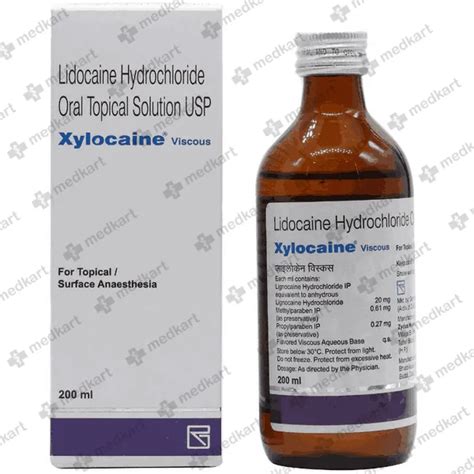 XYLOCAINE VISCOUS SOLUTION 200 ML : Uses, Dosage, Side Effects, Price ...