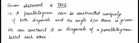 state whether the statement are true (t) or false (f)for constructing a ...