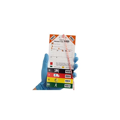 WarpUnited 10-Pack VLK-3 Waterproof Medical Triage Tag for Mass India ...