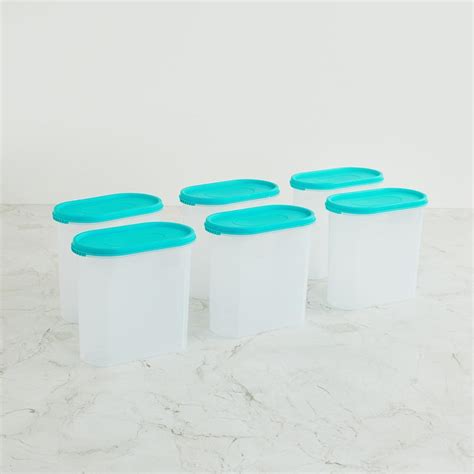 Buy Barbados Set of 6 Polypropylene Containers - 1.7L from Home Centre ...
