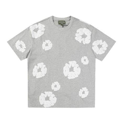 Reviews - Denim Tears The Cotton Wreath T-shirt Grey - KICKCLUB