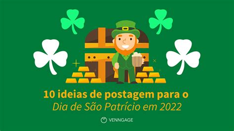 Feliz Dia De Sao Patricio Dia De São Patrício Irlandeses Sorte Feliz