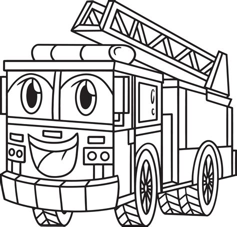 Firetruck Coloring Sheet