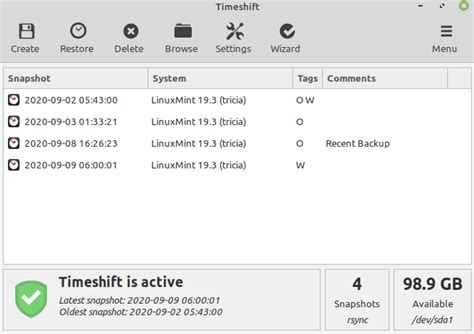 Image result for TimeShift Linux Command Line