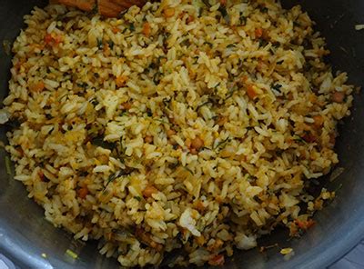 Menthe soppu ricebath recipe | How to make methi leaves rice bath ...