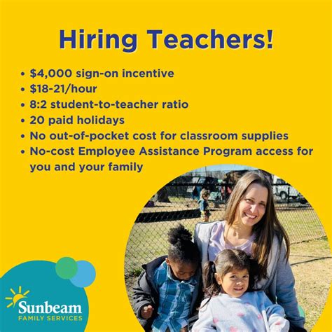 Join the Sunbeam family and make a difference in the lives of children ...