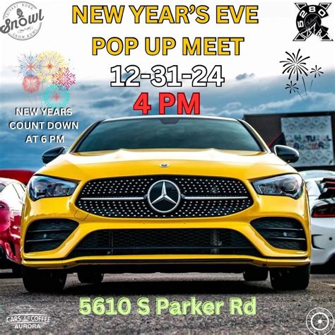 New Years Eve Pop Up Meet Snowl 4pm , Snowl Cafe 5610 S Parker Rd ...