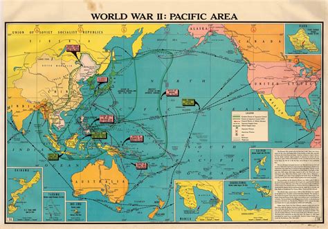 Franklin Scott, World War II: Pacific Area, 1954 | The Map House