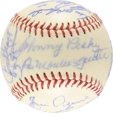 1963 American League All-Star Team Signed Baseball (PSA)