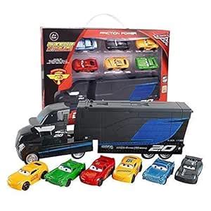WELL ENTERPRISE 6-in-1 Transport Truck Playset – Large Carrier Truck ...
