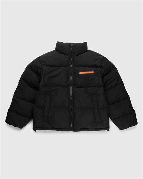 Heron Preston x Calvin Klein – Mens Puffer Coat Black | Highsnobiety Shop