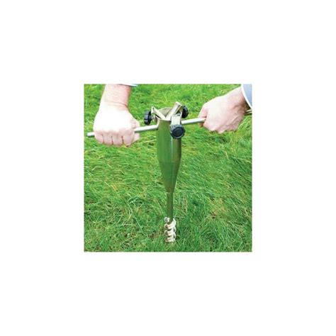 Buy Ground Spike Screw Large 55mm Heavy Duty Metal Ground Soil Spike ...