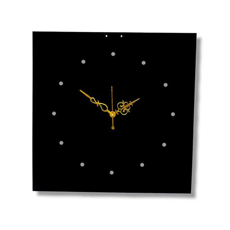 Square Minimal Designer Metal Wall Clock | Large Wall Clock – Writings ...