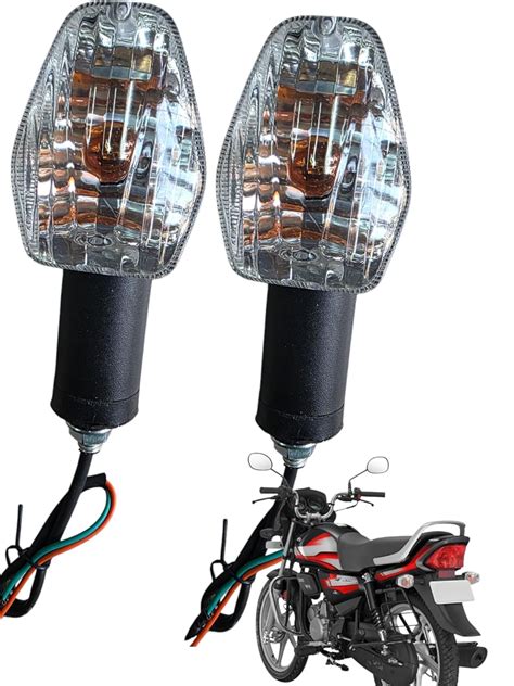 BIKEBLOOM Indicator Lights for Bikes | Front & Rear Turn Signal Lamps ...