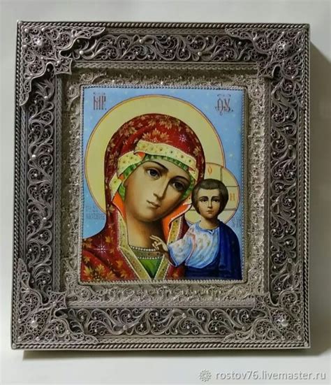 Икона,, Казанская Пресвятая Богородица " финифть купить в интернет ...