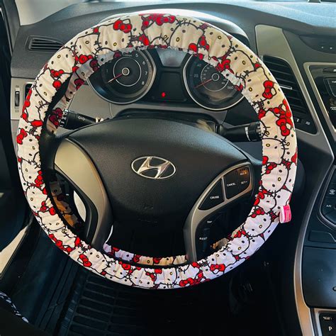Hello Kitty Steeringwheel Cover, Sanrio Family, Sanrio Steering Wheel Cover, Sanrio Car ...