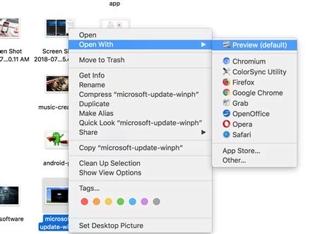 Open File Type 的图像结果