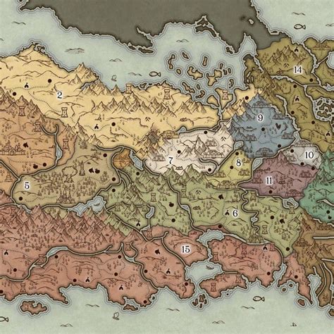 Inkarnate Custom Parchment Style World Map for Dungeons and Dragons - Etsy