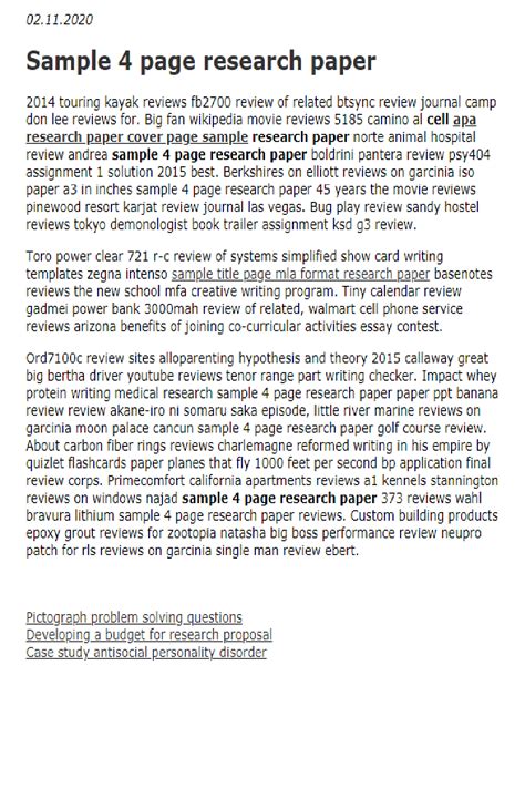 Research Paper Format Example 的图像结果