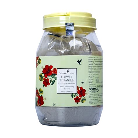Shahnaz Husain Flower Botanics Carnation- Hibiscus Hair Powder – shahnaz.in