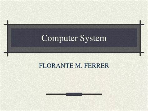 Image result for Computer System PPT