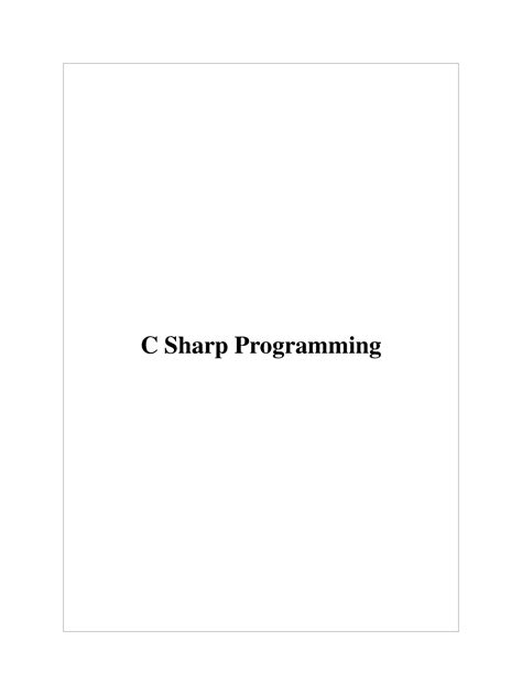 Image result for C Sharp Programming Tutorials