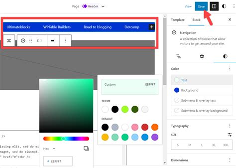 Image result for Change Menu Color WordPress