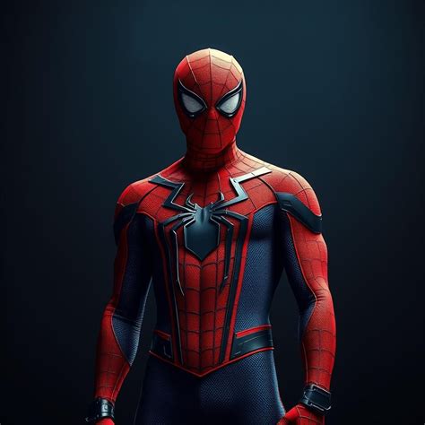Spider-Man Hero in Comic Book-Inspired Costume - AI Art
