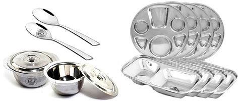 Buy Generic King International Stainless Steel Dinner Plate, with Donga ...