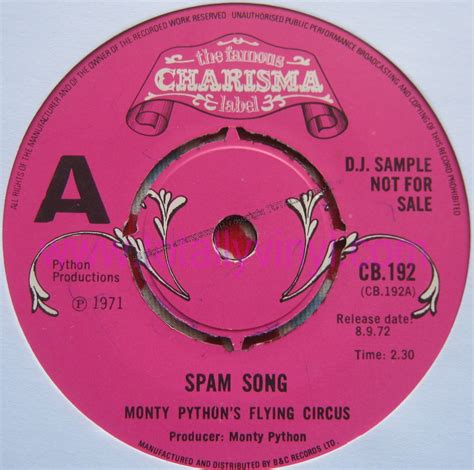 Image result for Monty Python Spam Song