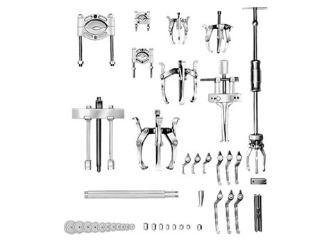 Atlas Machine Tools | HYDRAULIC PULLERS WITH ATTACHMENTS