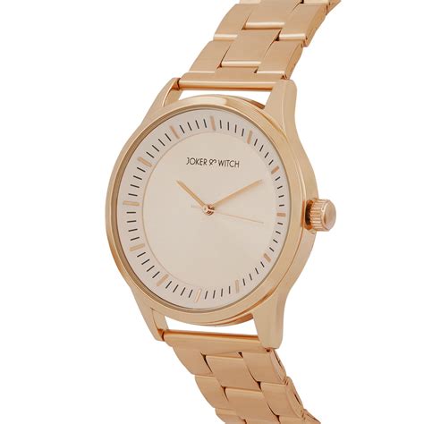 Shop online Carioca All Rosegold Metallic Strap Watch by Joker & Witch