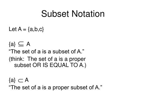 Image result for Set Theory Subset