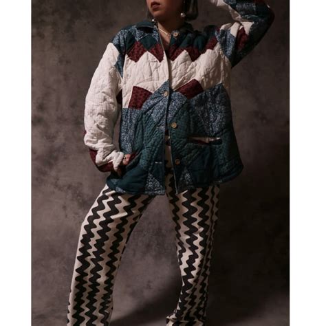 vintage patchwork quilt jacket | épices