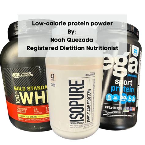 Low-Calorie Protein Powder | Noah's Nutrition