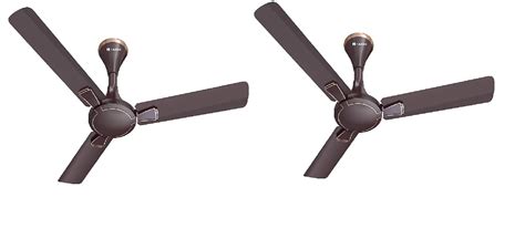 Buy HAVELLS Milor Pack of 2 1200 mm Anti Dust 3 Blade Ceiling Fan (Dusk ...